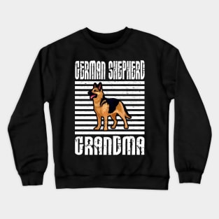 German Shepherd Grandma Proud Dogs Crewneck Sweatshirt